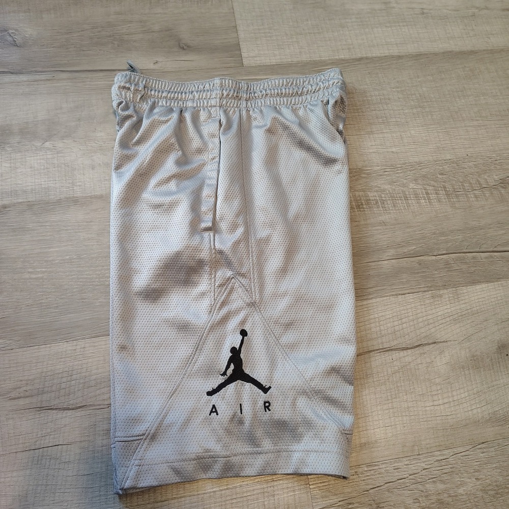 Jordan Dri-FIT Basketball Shorts Grey Jumpman Air Mesh Athletic Mens XS
